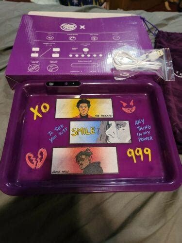 Juice Wrld X The Weeknd Sold Out Light Up Rolling Tray.